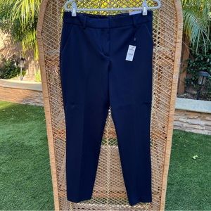 Express Columnist Mid Rise Ankle Pants Navy
